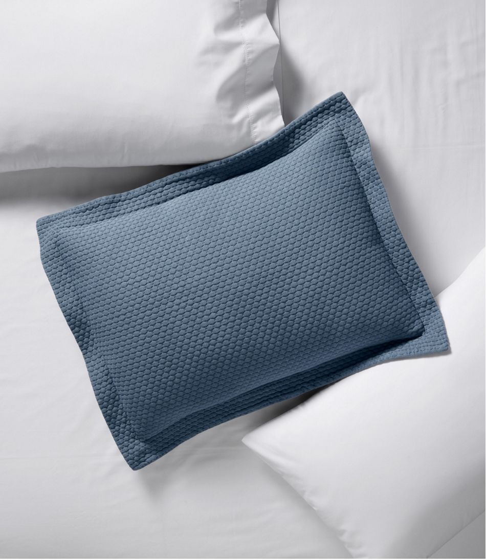 Organic Honeycomb Matelassé Sham | L.L.Bean