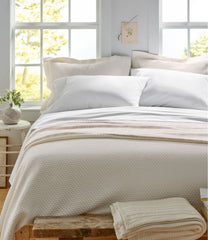 Organic Honeycomb Matelassé Coverlet | L.L.Bean