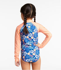 Girls' Watersports Swimwear, Rashguard One-Piece | L.L.Bean