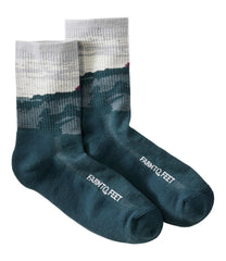 Adults' Farm to Feet Portland Headlight Lighthouse Light Cushion 3/4 Crew Socks | L.L.Bean