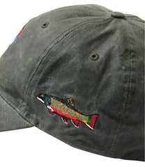 Adults' MIF&W Waxcloth Hat, Brook Trout | L.L.Bean