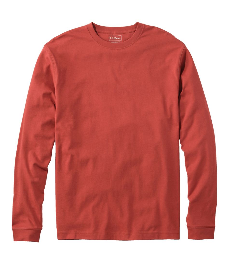 Men's Carefree Unshrinkable Tee, Traditional Fit, Long-Sleeve | L.L.Bean