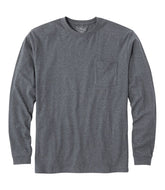 Men's Carefree Unshrinkable Tee with Pocket, Traditional Fit, Long-Sleeve | L.L.Bean