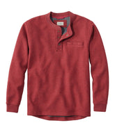 Men's Katahdin Iron Works® Bonded Waffle Fleece Henley | L.L.Bean