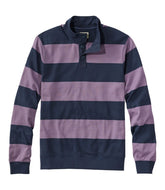Men's Bean's Vintage Soft Rugby, Mockneck, Stripe | L.L.Bean