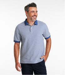Men's Premium Double L® Polo, Banded Short-Sleeve Without Pocket Stripe | L.L.Bean