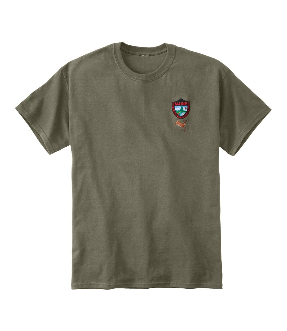 Men's Maine Inland Fisheries and Wildlife Tee, White-Tailed Deer | L.L.Bean