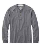 Men's Comfort Stretch Pima Tee Shirt, Long-Sleeve Henley | L.L.Bean