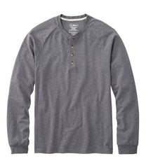 Men's Comfort Stretch Pima Tee Shirt, Long-Sleeve Henley | L.L.Bean