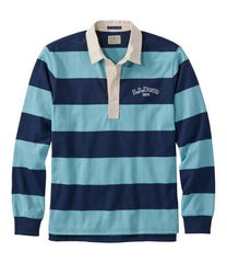 Men's Bean's Vintage Soft Rugby, Stripe Embroidered | L.L.Bean