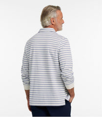 Men's Comfort Stretch Performance® Polo, Long-Sleeve, Stripe | L.L.Bean