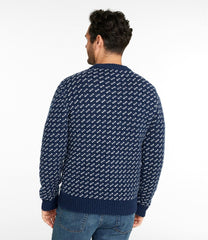 Men's Bean's Classic Ragg Wool Sweater, Crewneck, Bird's-Eye | L.L.Bean