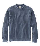Men's Organic Cotton Waffle Sweater, Rollneck Crew | L.L.Bean