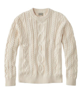 Men's Bean's Heritage Soft Cotton Fisherman Sweater, Crewneck | L.L.Bean