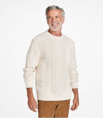 Men's Bean's Heritage Soft Cotton Fisherman Sweater, Crewneck | L.L.Bean