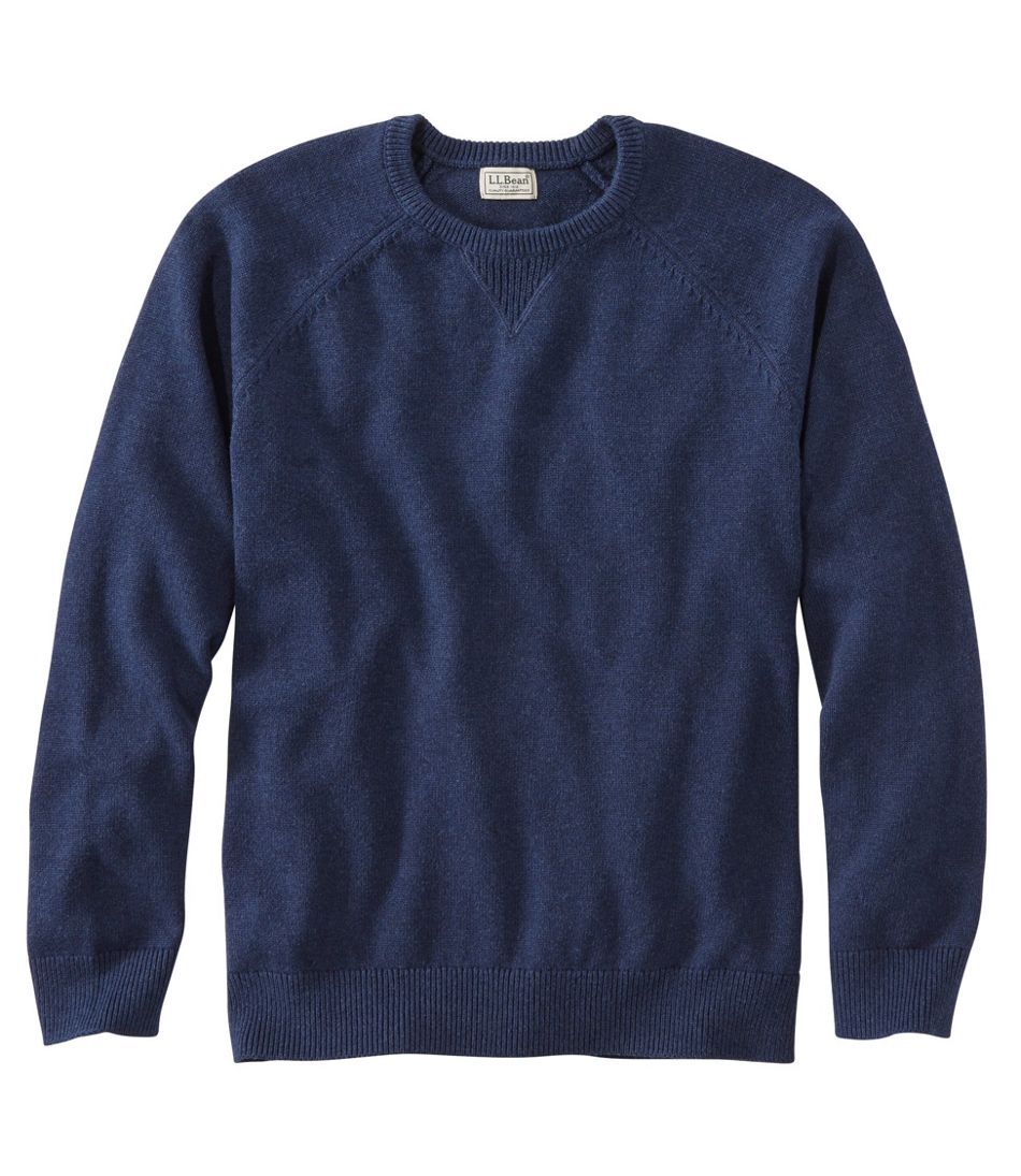 Men's Wicked Soft Cotton/Cashmere Sweater, Crewneck | L.L.Bean