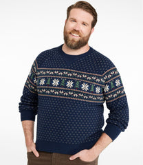 Men's Wicked Soft Cotton/Cashmere Sweater, Crewneck, Pattern | L.L.Bean
