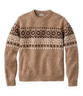 Men's Bean's Classic Ragg Wool Sweater, Crewneck, Fair Isle | L.L.Bean