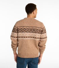 Men's Bean's Classic Ragg Wool Sweater, Crewneck, Fair Isle | L.L.Bean