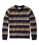 Men's Bean's Classic Ragg Wool Sweater, Crewneck, Stripe | L.L.Bean