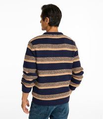 Men's Bean's Classic Ragg Wool Sweater, Crewneck, Stripe | L.L.Bean