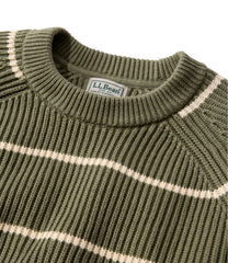 Men's Mariner Rib Crew Sweater, Stripe | L.L.Bean