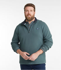 Men's Lakewashed Double-Knit Quarter-Zip Pullover | L.L.Bean