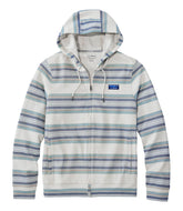 Men's Comfort Stretch Performance® Piqué, Full-Zip Hoodie, Stripe | L.L.Bean
