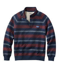 Men's Quilted Sweatshirt, Mockneck, Stripe | L.L.Bean