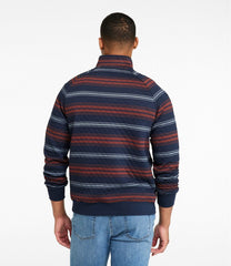 Men's Quilted Sweatshirt, Mockneck, Stripe | L.L.Bean
