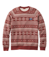 Men's Bean's Quilted Sweatshirt, Crewneck, Print | L.L.Bean
