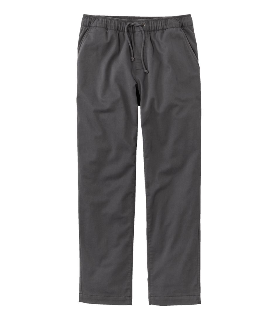 Men's Comfort Stretch Dock Pants, Standard Fit, Straight Leg, Flannel-Lined | L.L.Bean