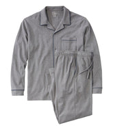 Men's Bean's Cotton Knit Pajamas, Button-Front PJ Set | L.L.Bean