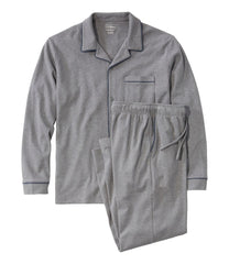 Men's Bean's Cotton Knit Pajamas, Button-Front PJ Set | L.L.Bean