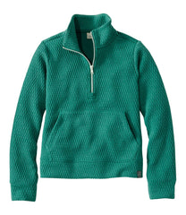Kids' Ridgeknit Pullover, Glow-in-the-Dark Quarter-Zip | L.L.Bean
