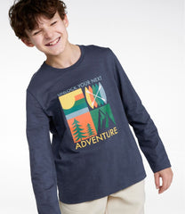 Kids' Graphic Tee, Long-Sleeve Glow-in-the-Dark | L.L.Bean