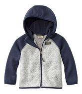 Infants' and Toddlers' Sweater Fleece, Hooded Colorblock | L.L.Bean