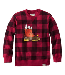 Kids' x Peanuts Crew Sweatshirt | L.L.Bean