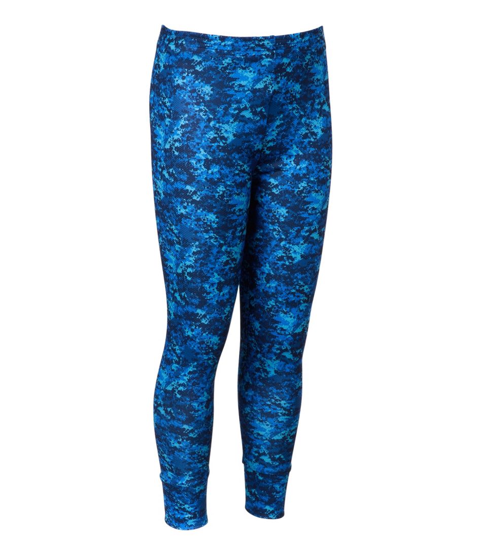 Kids' Wicked Warm Midweight Long Underwear, Pants Print | L.L.Bean