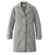 Women's Classic Lambswool Polo Coat, Three-Quarter Length | L.L.Bean