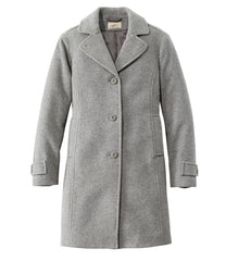 Women's Classic Lambswool Polo Coat, Three-Quarter Length | L.L.Bean