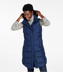 Women's Popham Puffer Long Vest | L.L.Bean