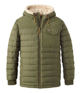 Men's Mountain Classic Down Hooded Jacket, Sherpa-Lined | L.L.Bean