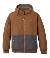 Men's Insulated 3-Season Bomber Hooded Jacket, Colorblock | L.L.Bean