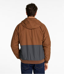 Men's Insulated 3-Season Bomber Hooded Jacket, Colorblock | L.L.Bean