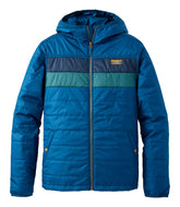Men's Mountain Classic Puffer Hooded Jacket, Colorblock | L.L.Bean