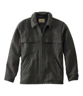 Men's Maine Guide Zip-Front Jac-Shirt with PrimaLoft, Plaid | L.L.Bean