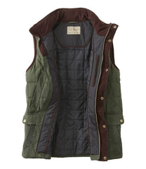 Men's Upcountry Waxed Cotton Down Vest | L.L.Bean