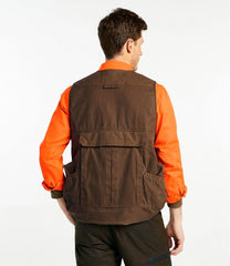 Men's Double L Waxed-Cotton Upland Vest | L.L.Bean