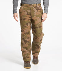 Men's Maine Guide Wool Pants with PrimaLoft, Camouflage | L.L.Bean